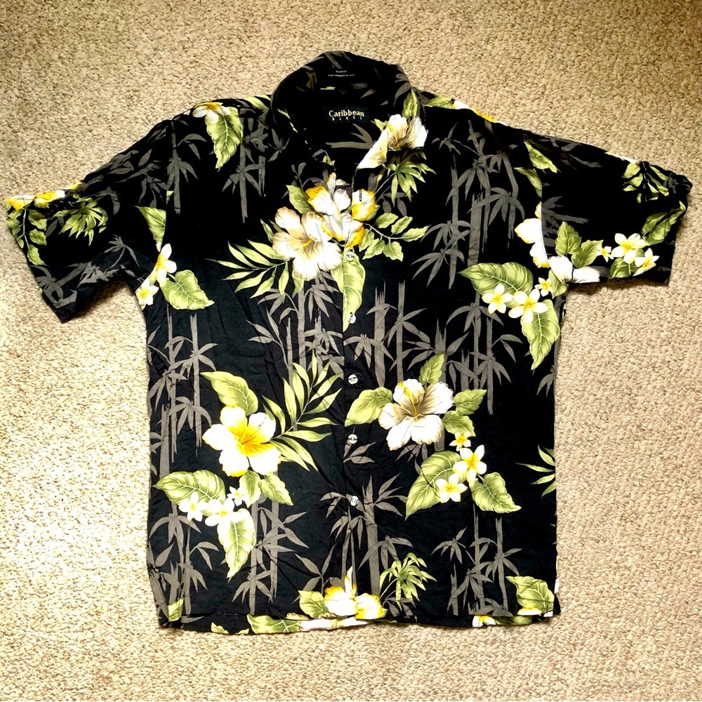 Caribbean Blues Hawaiian Shirt